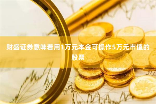 财盛证券意味着用1万元本金可操作5万元市值的股票